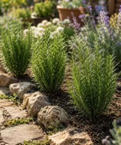 Set of 4 ARP Rosemary Live Plants, 4-7 Inch Herb Starter Plants for Outdoor Growing - Image 2