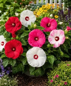 Set of 4 Mixed Color Hibiscus Live Plant Tropical Flowering Garden 4-6 Inch Tall - Image 6
