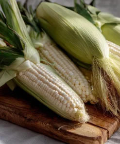 Silver Queen Sweet Corn Seeds – Heirloom Variety – 50 Seed Pack – Outdoor - Image 3