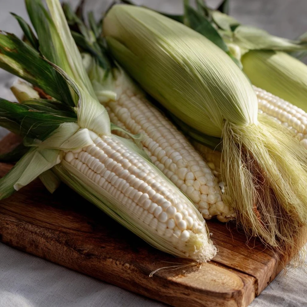 Silver Queen Sweet Corn Seeds – Heirloom Variety – 50 Seed Pack – Outdoor - Image 3
