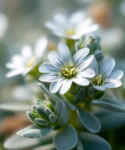 Snow in Summer Seeds - Cerastium Tomentosum, Silvery Groundcover, 500 Seeds - Image 2