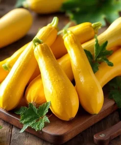 Straightneck Summer Squash Seeds - Heirloom Vegetable Seeds - 50 Count - Image 1