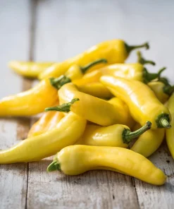 Sweet Banana Pepper Seeds - 25 Seeds for Mild Yellow Peppers - Image 1