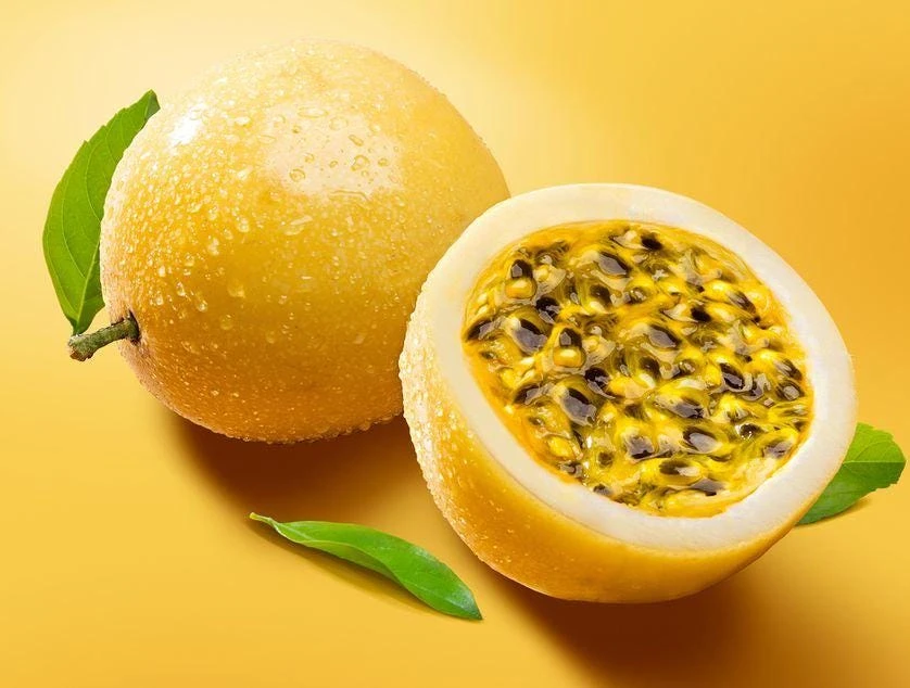 Sweet Sunrise Passion Fruit Live Plant - Climbing Vine, 4-6 In Tall, Tropical Fruit - Image 1
