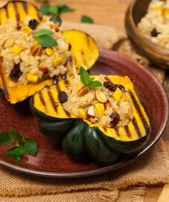 Table Queen Acorn Squash Seeds - 50 Heirloom Vegetable Seeds - Cucurbita Pepo - Image 9