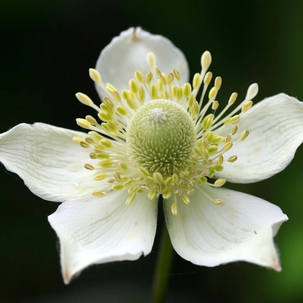 Thimbleweed Seeds - 50 Heirloom Anemone cylindrica Seeds for Pollinators - Image 3