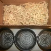 Three 5 Inch Net Pots with New Zealand Sphagnum Moss for Carnivorous Plants & Orchids - Image 1