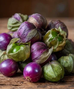Tomatillo Purple Tomato Seeds - Heirloom Chinese Lantern, 30 Seeds - Image 2