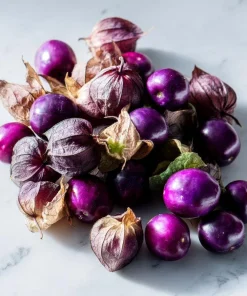 Tomatillo Purple Tomato Seeds - Heirloom Chinese Lantern, 30 Seeds - Image 4