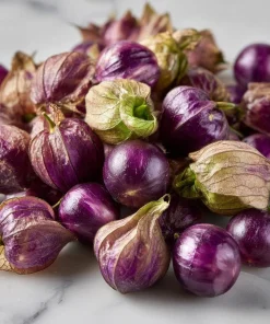 Tomatillo Purple Tomato Seeds - Heirloom Chinese Lantern, 30 Seeds - Image 1