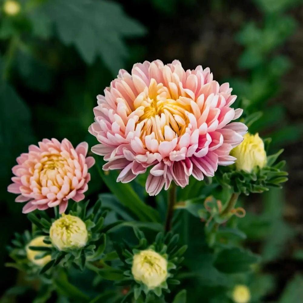 Tower Chamois Aster Seeds - 50 Untreated Seeds for Creamy Blooms - Image 2