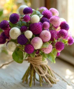 Twilight Purple Globe Amaranth Seeds - 50 Seeds, Long-Lasting Blooms, Outdoor - Image 1