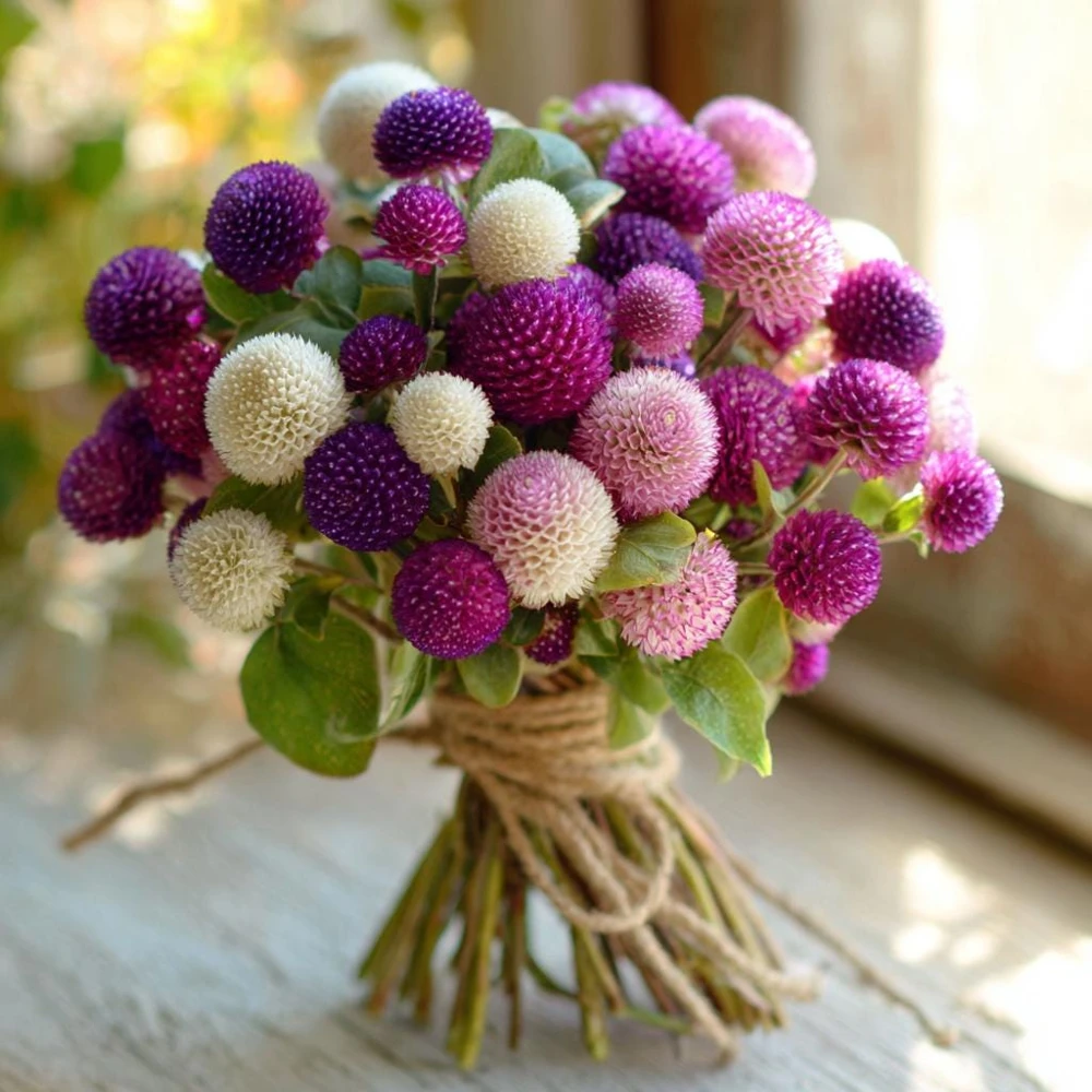 Twilight Purple Globe Amaranth Seeds - 50 Seeds, Long-Lasting Blooms, Outdoor - Image 1
