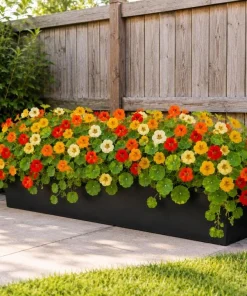 Whirly Bird Nasturtium Live Plants – 2 Pack Seedlings, 3-5 Inches Tall, Colorful Flowers - Image 4