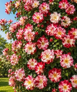 White Red Rose Plant Live for Planting, Fragrant Climbing Vine, 4-6 Inch Tall - Image 3