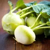 White Vienna Kohlrabi Seeds - 300 Heirloom Vegetable Seeds for Garden - Image 1