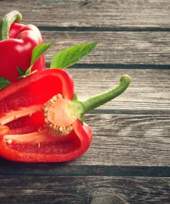 150 Big Red Bell Pepper Seeds – Sweet Capsicum Annuum Vegetable Seeds - Image 4