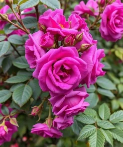 20 Purple Climbing Rose Seeds - Rare Non-GMO Heirloom Variety for Outdoor Gardens - Image 1