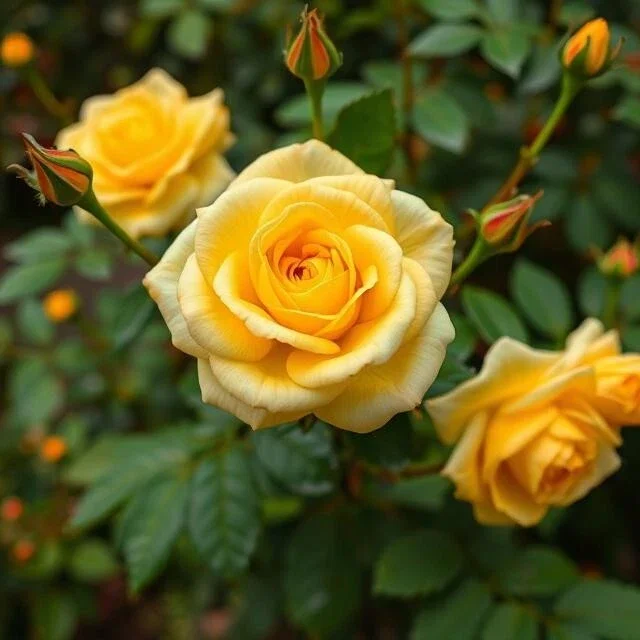 20 Yellow Climbing Rose Seeds - Rare Heirloom Non-GMO Variety for Outdoor Garden - Image 1