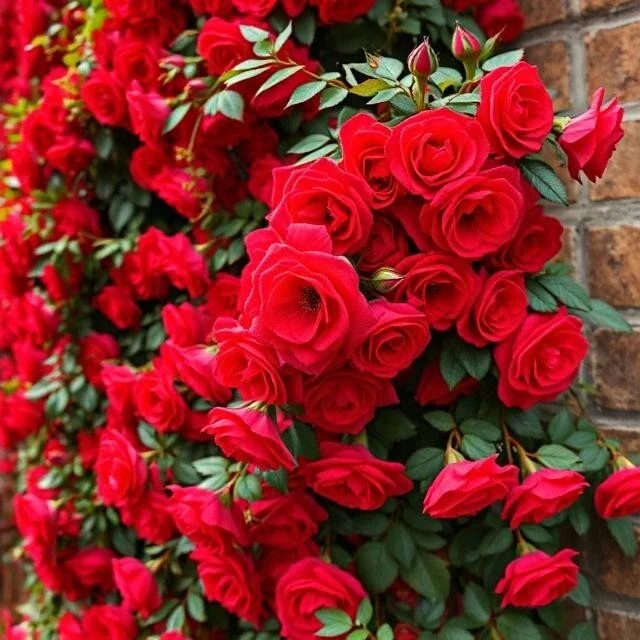 20pcs Red Climbing Rose Seeds - Rare Non-GMO Heirloom Variety for Garden - Image 2