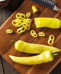 250 Sweet Banana Pepper Seeds - Hungarian Capsicum Annuum Vegetable - Image 1