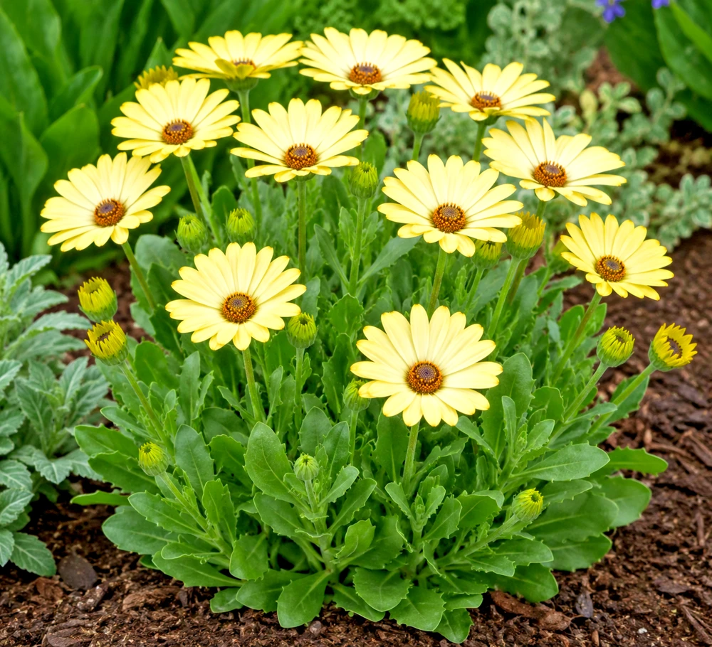 3 Banana Cream Daisy Live Perennial Plants - Soft Yellow Blooms, Outdoor - Image 1