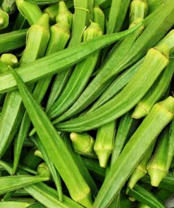 300 Clemson Spineless Green Okra Vegetable Seeds - Heirloom, Easy Grow - Image 5