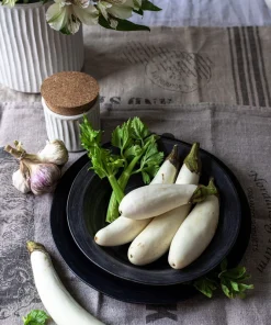 40 White Star Finger Fruit Eggplant Seeds - Solanum Melongena Aubergine Vegetable Seeds - Image 4