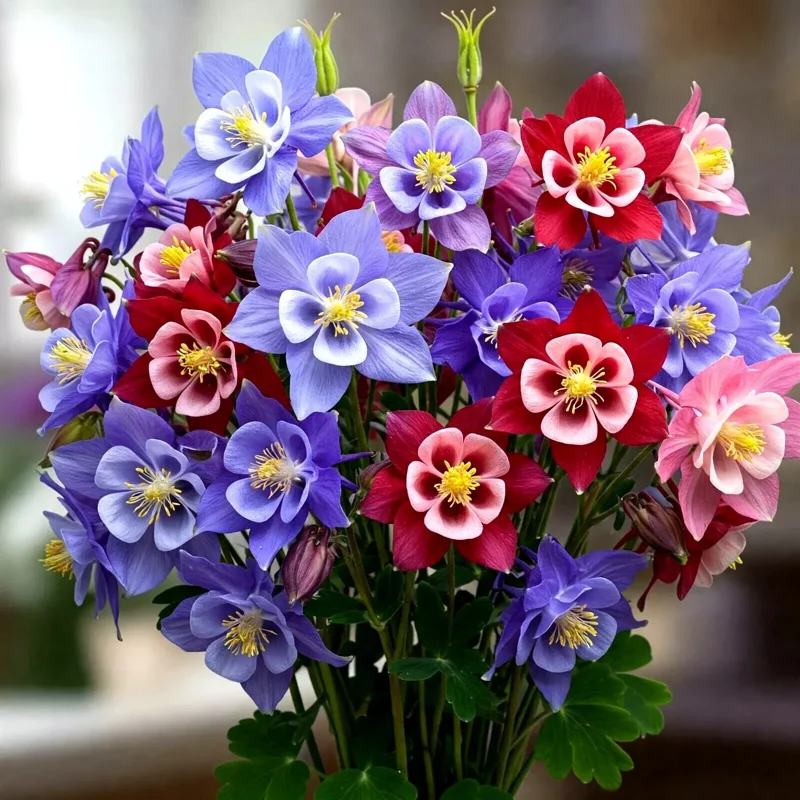 400 McKana Giants Columbine Seeds - Perennial Spring Mix Flower Seeds - Image 1