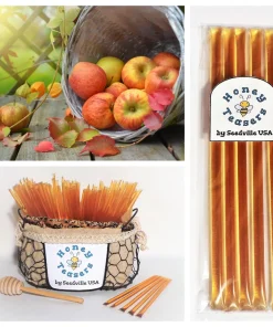5 Pack Apple Honey Teasers Natural Honeystix Snack Sticks - Image 1