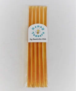 5 Pack Blackberry Blossom Honey Sticks - Natural Snack Straws - Image 4