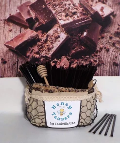 5 Pack Chocolate Honey Teasers Natural Honey Snack Sticks - Image 3