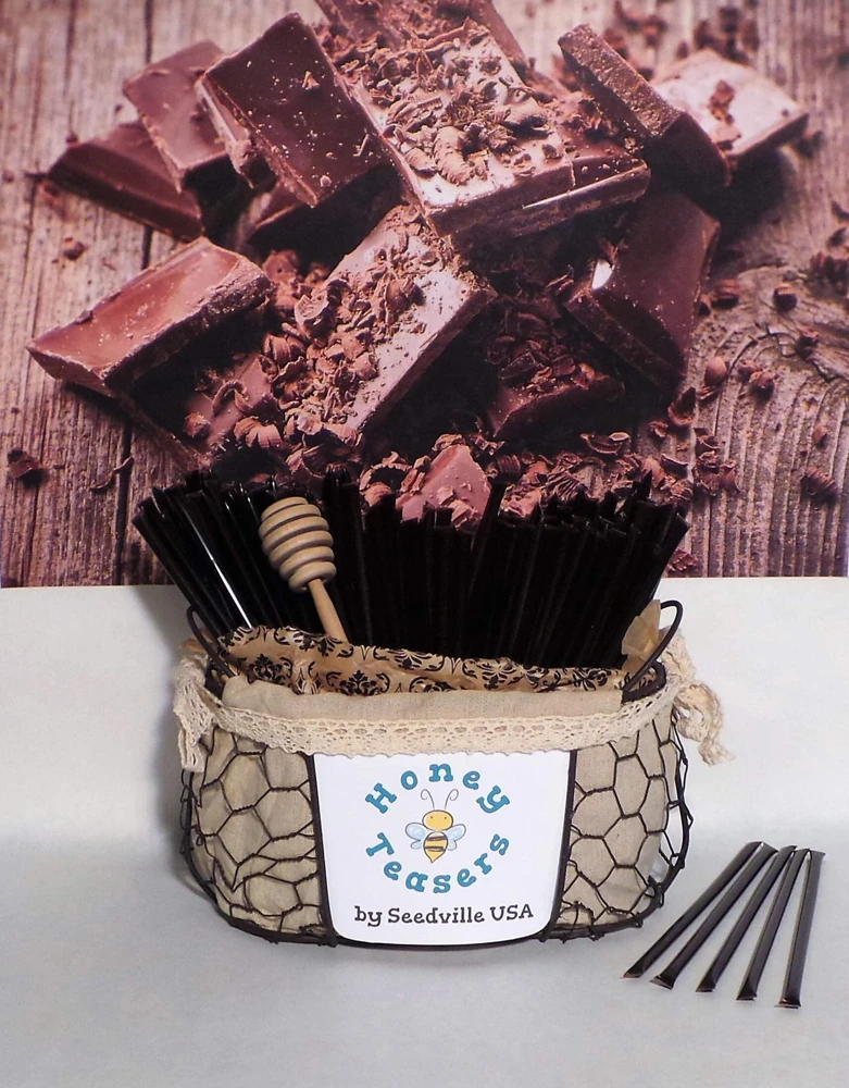 5 Pack Chocolate Honey Teasers Natural Honey Snack Sticks - Image 3
