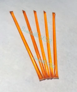 5 Pack Peach Honey Snack Sticks - Natural Honeystix Straws - Image 2