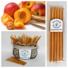 5 Pack Peach Honey Snack Sticks - Natural Honeystix Straws - Image 1