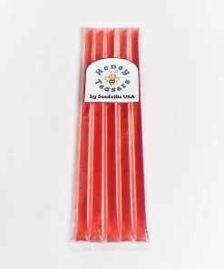 5 Pack Watermelon Honey Sticks - Natural Honey Snack Honeystix Straws - Image 4