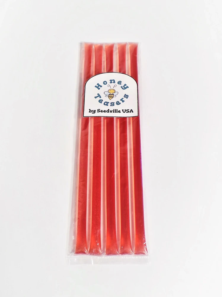 5 Pack Watermelon Honey Sticks - Natural Honey Snack Honeystix Straws - Image 4