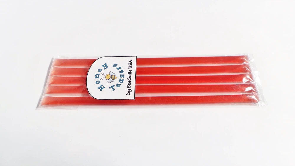 5 Pack Watermelon Honey Sticks - Natural Honey Snack Honeystix Straws - Image 5