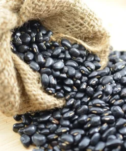 50 Black Turtle Bush Bean Seeds - Phaseolus Vulgaris Vegetable Seeds - Image 1