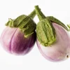 50 Organic Italian Rosa Bianca Eggplant Vegetable Seeds – Solanum Melongena - Image 1