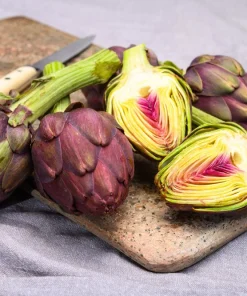 50 Purple Romagna Artichoke Seeds - Italian Cynara Scolymus Vegetable Seeds - Image 9