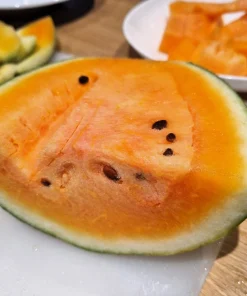 50 TenderSweet Orange Watermelon Seeds - Citrullus Lanatus Fruit Melon - Image 1