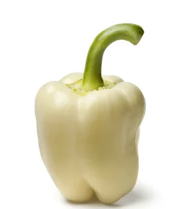 50 White Cloud Bell Pepper Seeds - Sweet Mild Capsicum Annuum - Image 3