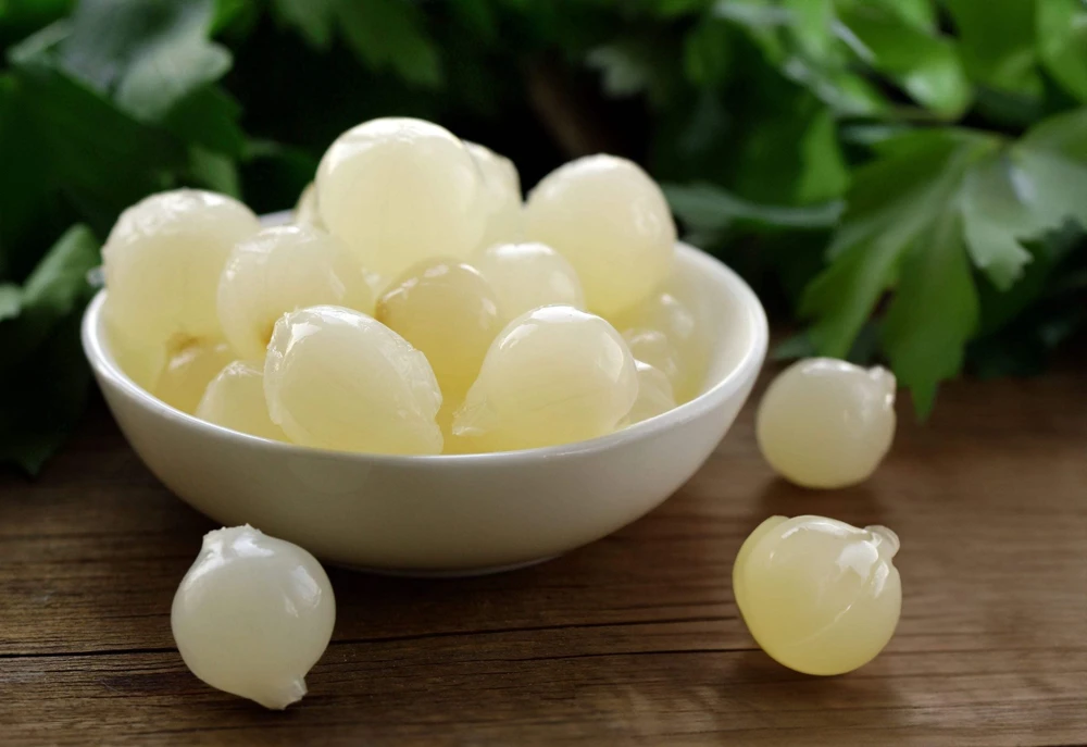 500 Crystal White Pearl Onion Seeds - Allium Cepa Vegetable Seeds for Planting - Image 1