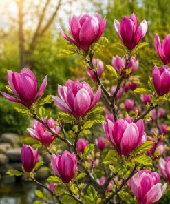 Ann Magnolia Tree Live Plant Set of 2, 2.5 Inch Pot, Fragrant Pink-Purple Flowers, 5-10 Inches Tall - Image 6