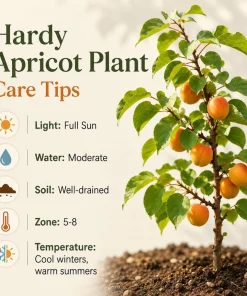 Apricot Tree Bare Roots - 3 Pack, 1-2 ft Tall, Gold Red Sweet Fruit, Live Plant - Image 5