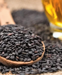 Black Sesame Seeds - Sesamum Indicum Vegetable Flower - 1500 Seeds - Image 1