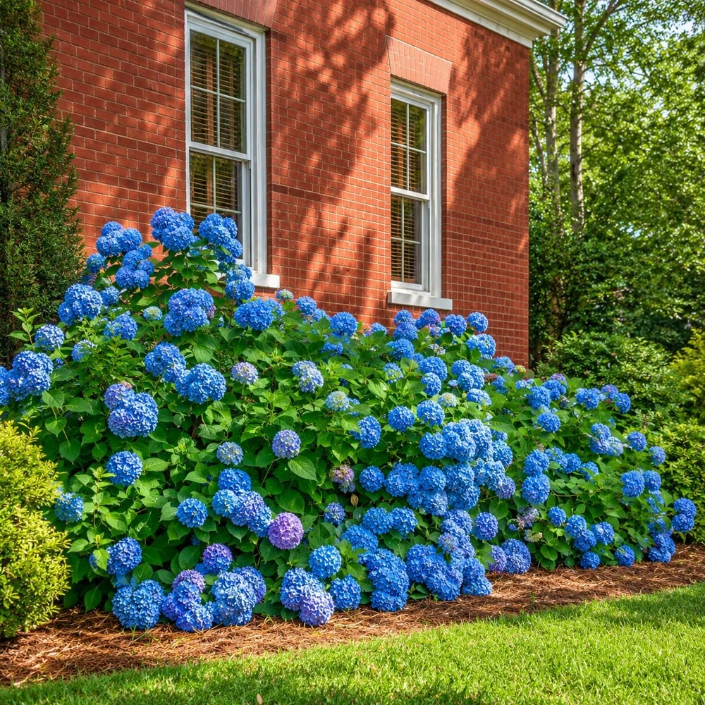 Blue Hydrangea Live Plant – Outdoor Flowering Bush, Perennial, 2.5 Inch Pot - Image 5