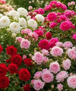 Climbing Rose Plant Live, Fragrant Perennial Bush, Random Color, 2-4 Inch Tall - Image 3
