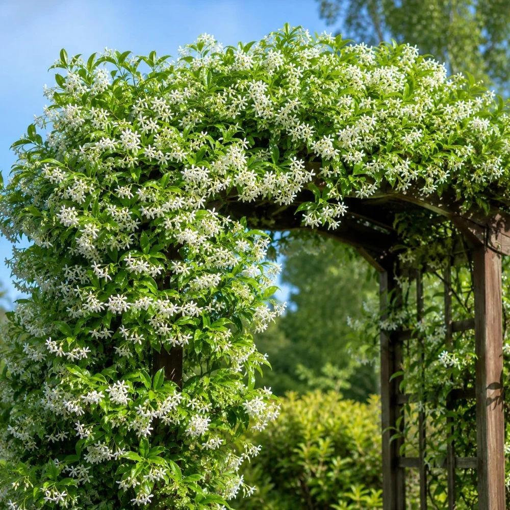 Confederate Star Jasmine Live Plant – Fragrant White Flowering Vine – 4-6 Inch Tall - Image 5